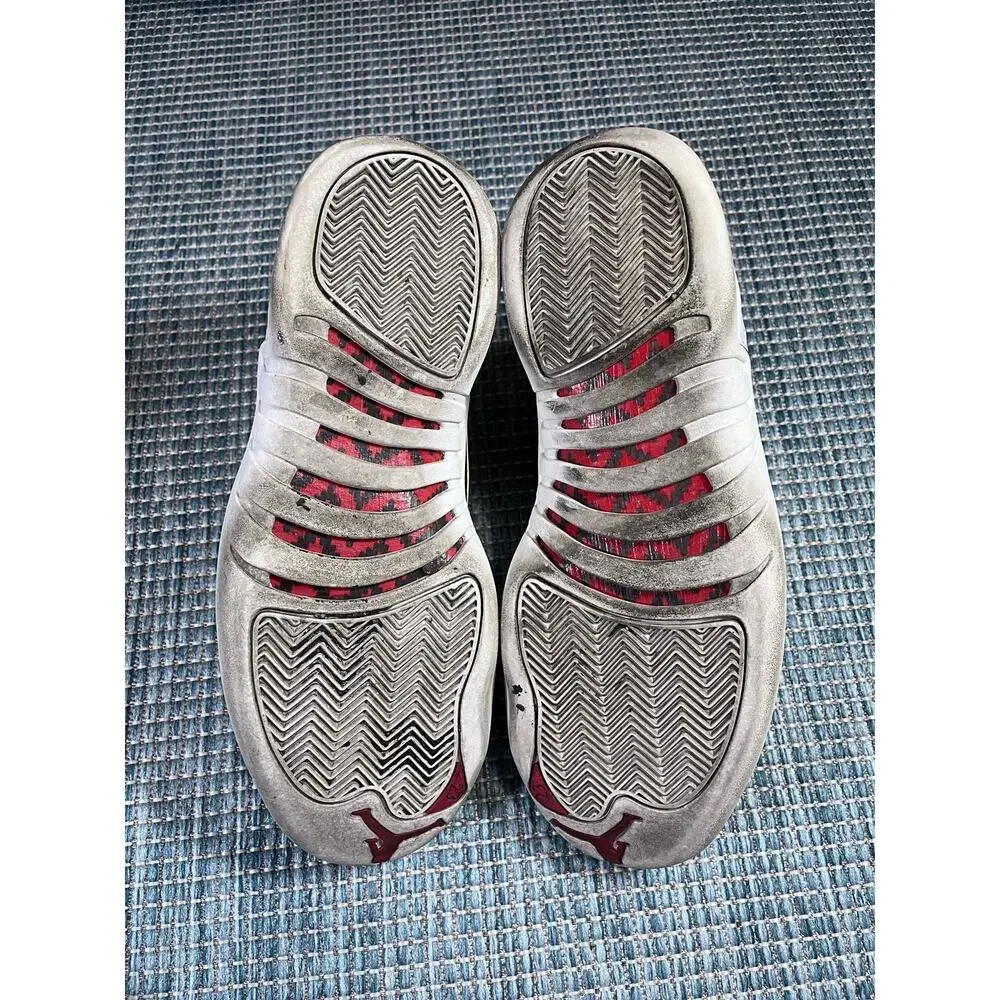 Nike Air Jordan 12 Retro Fiba 2019 Size 10 130690-107 White/Red/Gold Athletic‎